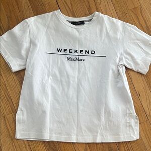 MaxMara Weekend White Tee x small